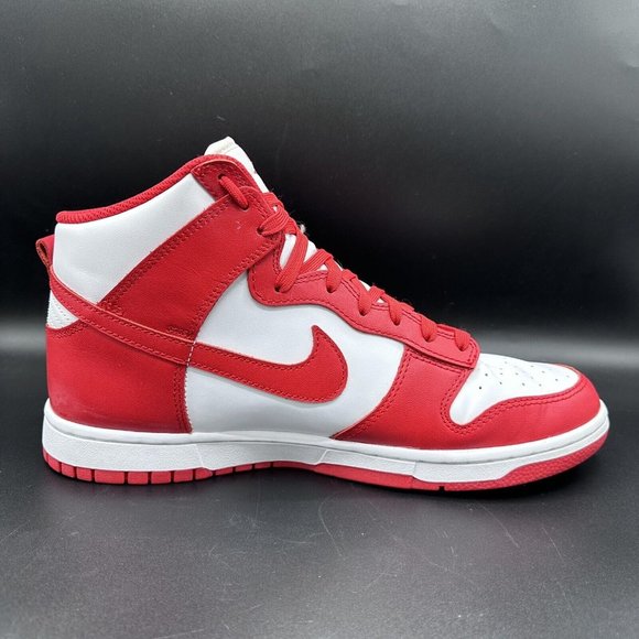 Size 11 - Nike Dunk High University Red White Men\'s Sneakers DD1399-106 Retro main image 10